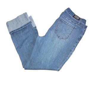 Earl Straight Cuff Cropped Jeans Size 14